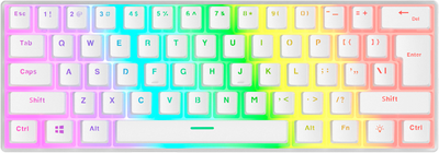 Клавіатура дротова Rampage Radiant K11 USB White (8680096124877)