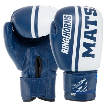Перчатки боксерские PVC MATSA (размер 12oz, Синий) (MA-6571_Синий_12_унции)