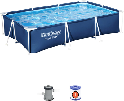 Каркасный бассейн Bestway Deluxe SteelPRO 3 in 1 300 x 201 x 66 cм (6941607328019) 