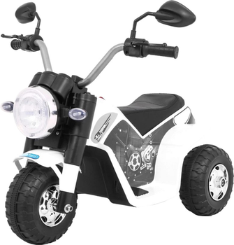 Електромотоцикл для дітей Ramiz MiniBike Білий (5903864905960)