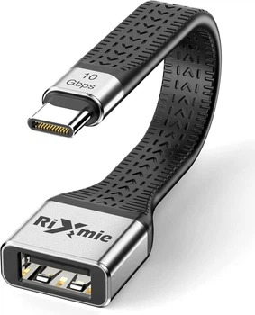 ​Адаптер RIXMIE Type C to USB A OTG, 10Gbps, 3А, 0.13м