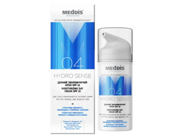 Увлажняющий дневной крем Meddis Hydrosense spf 15, 30 мл