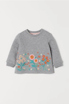 Світшот для дівчинки H&M 80 см сірий