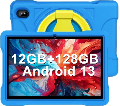 Планшет 10.1" Jusyea J5 12/128Gb 8 ядер Android 13 6000 mAh Синий