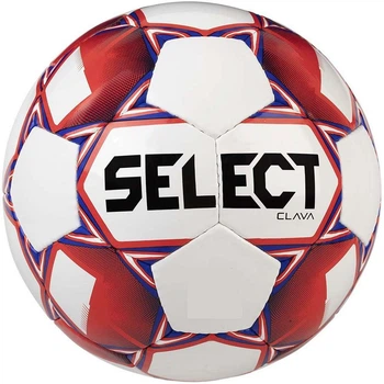 Мяч футбольный Select FB CLAVA белый, красный, синий 5 (385414-198)