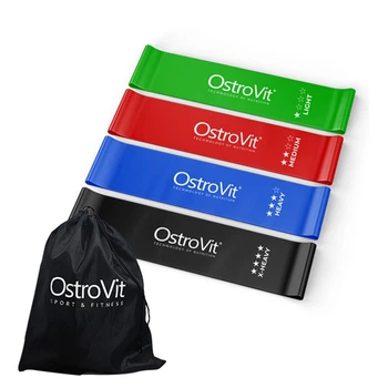 Набір фітнес - резинок OstroVit Training Bands 4 pcs + bag 4 шт
