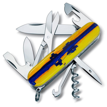 Ніж Victorinox Climber Ukraine Марка з трактором (1.3703.3_T3110p)