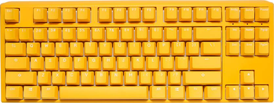 Klawiatura przewodowa Ducky One 3 Yellow TKL RGB LED MX-Red 100042997 (WLONONWCRA192)