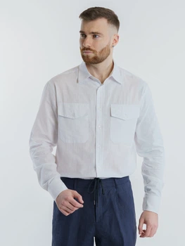 Сорочка чоловіча Freedom біла Arber SAFARI SHIRT 2 44 зріст 5 білий (F05.04.00.312)