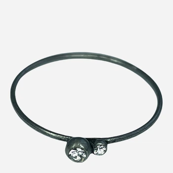 Кольцо Moss Copenhagen 181174 16,5-17 Темно-серое (LV2200004810898)
