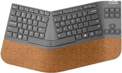 Клавіатура бездротова Lenovo Go Wireless Split Keyboard Grey (GY41C33969)