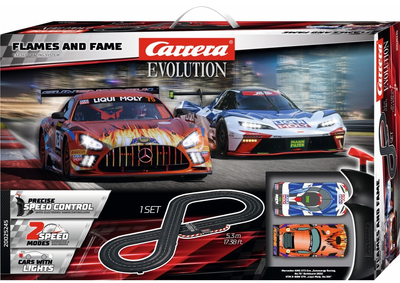 Автотрек Carrera Evolution Flames and Fame 5.3м + 2 машинки (4007486252455)