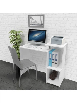 Комп'ютерний стіл Furnigrade КС16 білий 100,8 х39, 4х86, 8