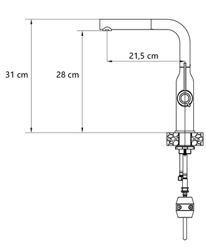 Bateria kuchenna Quadron Angelina złoty 3573500_BLMPVDG1