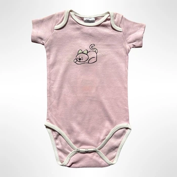 Детское боди ZEYNO&MEMO organic cotton wear 68 см Розовый (0647)
