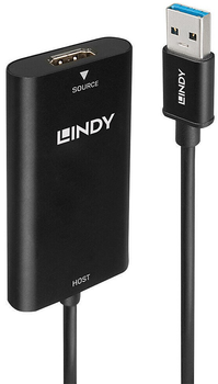 Konwerter Lindy Video Capture Device HDMI - USB Type A Black (4002888432351)