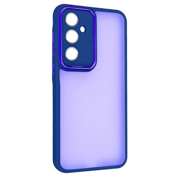 Чохол Fiji Lens для Samsung Galaxy A55 5G (A556) бампер матовий із захистом блоку камер Blue