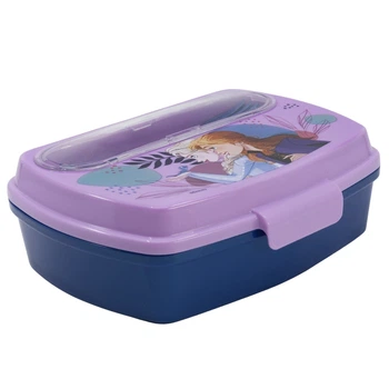 Ланч-бокс для девочки с ложкой и вилкой Stor Frozen (74209)