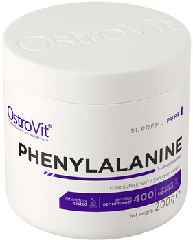Амінокислота OstroVit Supreme Pure Phenylalanine 200 г (5903246221978)