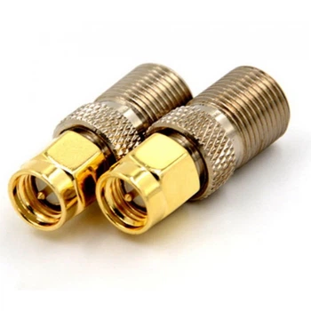 Перехідник штекер SMA plug гніздо F