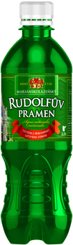 Упаковка лечебной минеральной воды Рудольфов Прамен (RUDOLFUV PRAMEN) BHMW 0.5 л x 12 шт