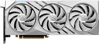 Відеокарта MSI PCI-Ex GeForce RTX 4070 Ti Super 16G Gaming X Slim White 16GB GDDR6X (256bit) (2685/21000) (HDMI, 3 x DisplayPort)