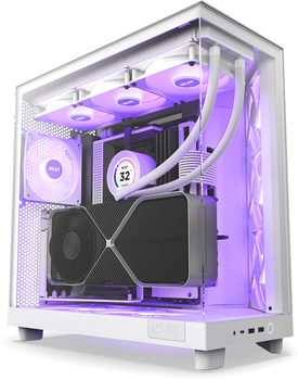 Корпус NZXT H6 Flow RGB All White (CC-H61FW-R1)