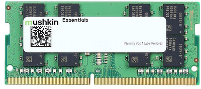 Оперативна пам'ять Mushkin Essentials SODIMM DDR4-2400 16384MB PC4-19200 (MES4S240HF16G)