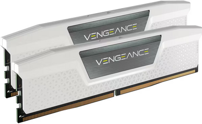 Оперативна пам'ять Corsair DDR5-5200 65536MB PC5-41600 (Kit of 2x32768) Vengeance White (CMK64GX5M2B5200C40W)