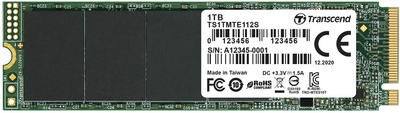 SSD диск Transcend MTE112 1TB M.2 MTE112S NVMe PCle 3.0 4x 3D NAND (TS1TMTE112S)
