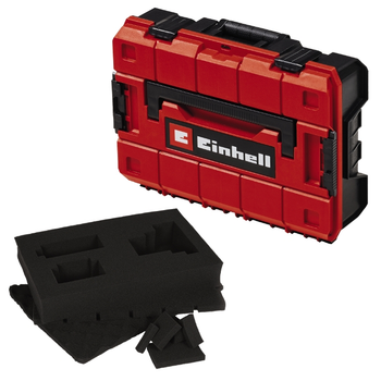 Пластиковий кейс Einhell E-Case S-F, поролоновий вкладиш (4006825662917)