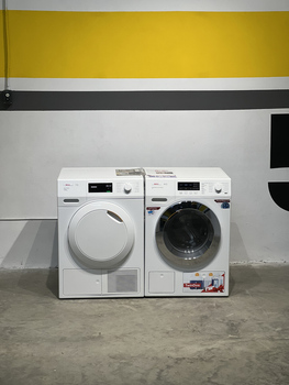 Комплект пральної машини Miele WKH 132 WPS та сушильної Miele TWD 440 WP Б/В