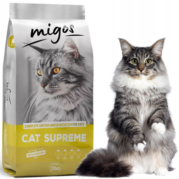 Karma dla kotów Migos Cat Supreme 20 kg (5600276940236)