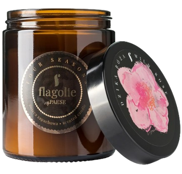 Świeca sojowa Flagolie Naturalna Dzika Róża 120 g (5907471931121)