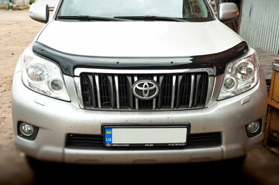 Дефлектор капота 2009-2013 (EuroCap) для Toyota Land Cruiser Prado 150 рр