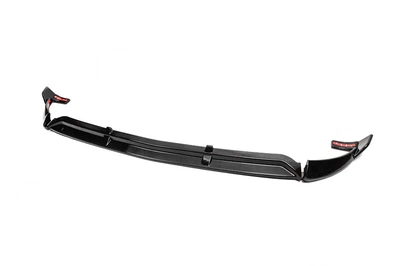Передний сплиттер (AMG E63, 2016-2019, черный) для Mercedes E-сlass W213