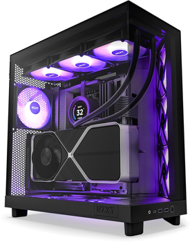 Корпус NZXT H6 Flow RGB All Black (CC-H61FB-R1)