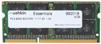 Оперативная память Mushkin Essentials SODIMM DDR3-1333 8192MB PC3-10664 (846651016430)