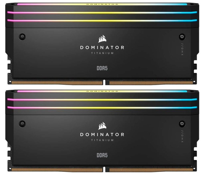Оперативна пам’ять Corsair DDR5-6000 32768MB PC5-48000 (Kit of 2x16384) Dominator Titanium RGB (CMP32GX5M2B6000C30)