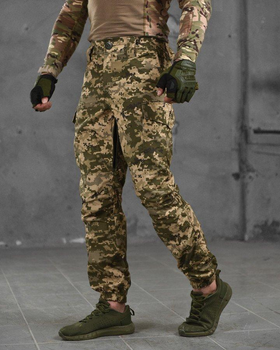 Армейские мужские штаны с вентиляцией 3XL пиксель (87590)