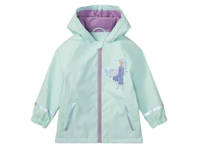 Куртка-дождевик на флисовой подкладке для девочки Disney 3M Scotchlite™ 414015 098-104 см (2-4 years) Бирюзовый