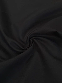 Ткань Саржа черная 240г/м2 150см 1пог.м