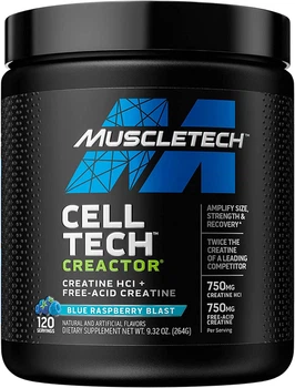 Креатин MuscleTech Creactor 220 грамм Голубая малина