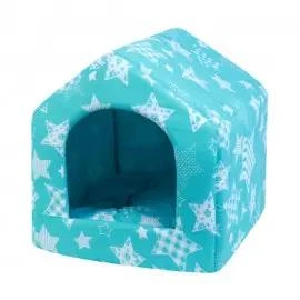 Переносний м'який будиночок будка для собак Portable Dog House Синий