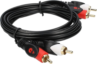 Кабель Libox 2x RCA - 2x RCA M/M 3 м Black (KAB-POŁ-0040)