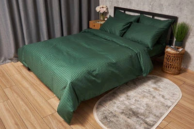 Комплект постільної білизни Moon&Star Сімейний 160х220х2 см Verdant Satin Stripe (MS-820005319)
