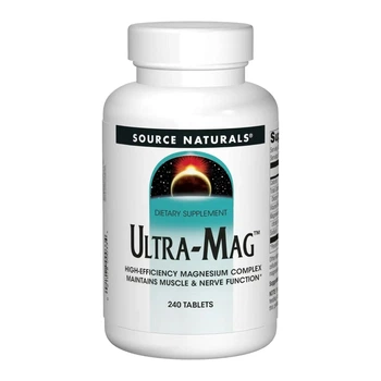 Source Naturals Ultra-Mag, Комплекс Магнію та вітамін В6 - 60 таб (021078000334)