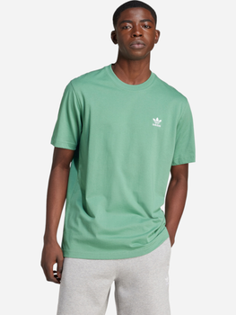 T-shirt męski bawełniany adidas Trefoil Essentials IN0671 XL Zielony (4066757321719)