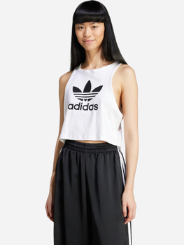 Top damski adidas Trefoil Tank IP0679 S Biały (4066757263682)