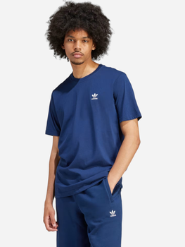T-shirt męski bawełniany adidas Trefoil Essentials IR9693 S Granatowy (4066757372407)